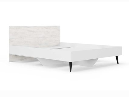 Кровать Сонум Ines Ясмунд + белый 180х190