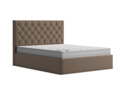 Кровать Lonax Элоиза велюр Dolly-17 (с основанием) 160х195