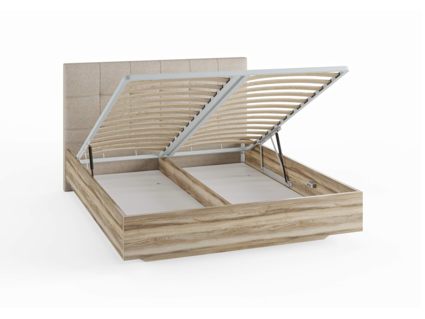 Кровать Сонум Vena Ясмунд + Рогожка Льняная (с подъемным механизмом)