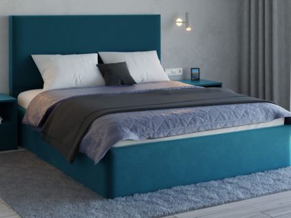 Кровать Lonax Фелиса велюр Dolly-17 (с подъемным механизмом)