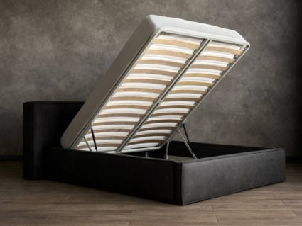 Кровать Сонум Europa Кашемир Латте (с подъемным механизмом) 80х190