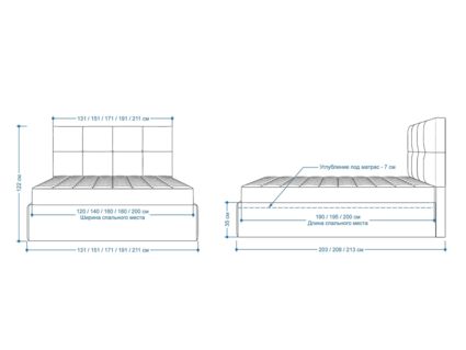 Кровать Lonax Алегра велюр Dolly-3 120х200