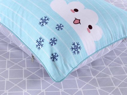 Комплект постельного белья Софи де Марко Веселые тучки (голубые) 1,5-спальный