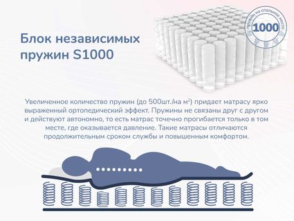 Матрас Димакс Relmas Mix 3 S1000 160х200