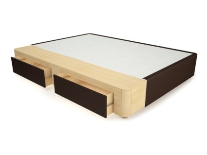 Кровать Mr.Mattress Site Box экокожа Brown 256