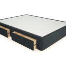 Кровать Mr.Mattress Site Box велюр Grey 140х190