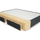 Кровать Mr.Mattress Site Box велюр Grey 140х190