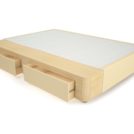 Кровать Mr.Mattress Site Box экокожа Beige 120х190